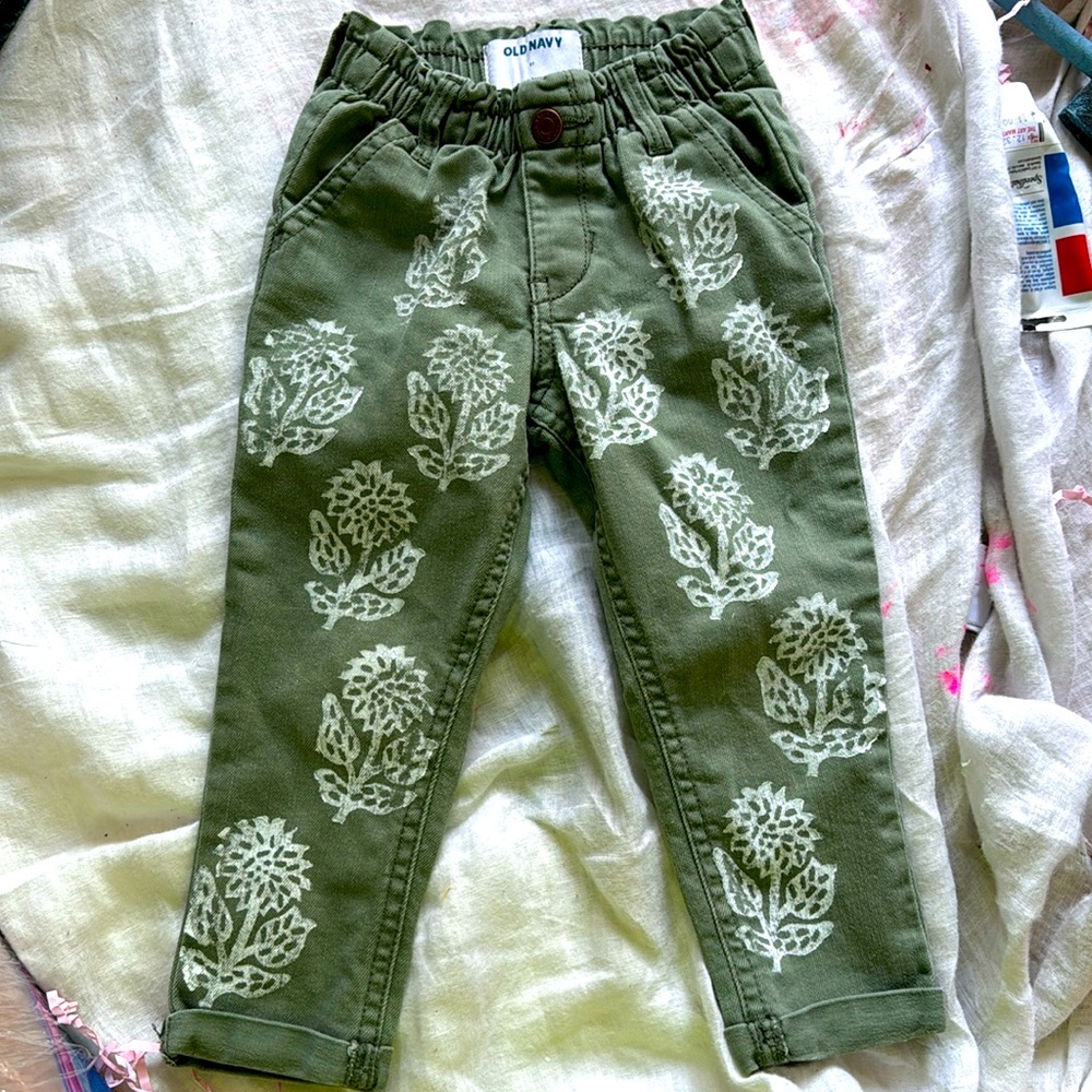 Block print for toddler